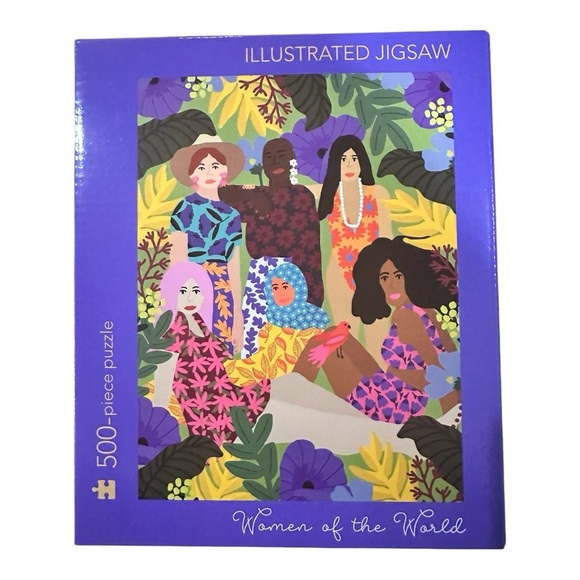 Women of the World 500-Piece Illustrated Jigsaw Puzzle - New Sealed - Picture 1 of 3